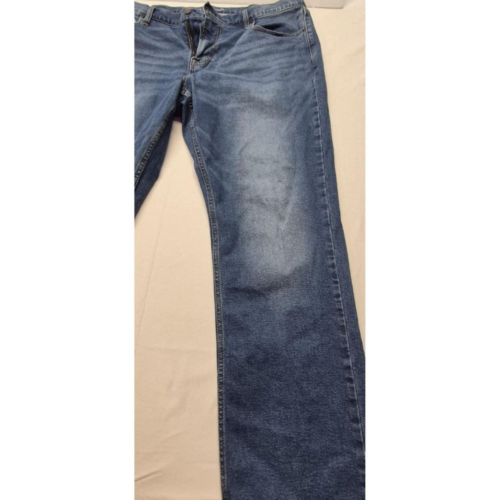 Old Navy men's straight fit with flex‎ built in distressed denim jeans, sz 40x32 - Picture 5 of 14